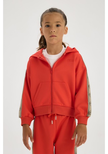 Bg Store Kız Çocuk Kırmızı Eşofman Üstü fiyatları