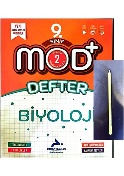 9.sınıf Mod Serisi Konu Anlatımlı Biyoloji Defter -Yeni Müfrdat Yeni Baskı-