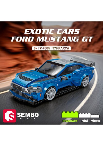 Ford Mustang Gt Yapı Bloğu Seti 379 Parça fiyatları