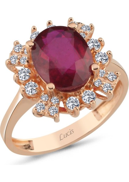 7.54 Karat Pırlanta Renkli Yüzük L059475