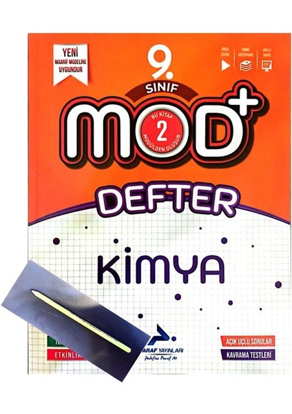 9.sınıf Mod Serisi Konu Anlatımlı Kimya Defter -Yeni Müfrdat Yeni Baskı-