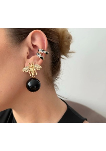 Marka Model Arılı Küpe Siyah fiyatları