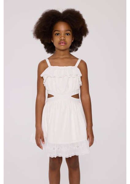 Bg Store Kız Çocuk Ekru Elbise fiyatları