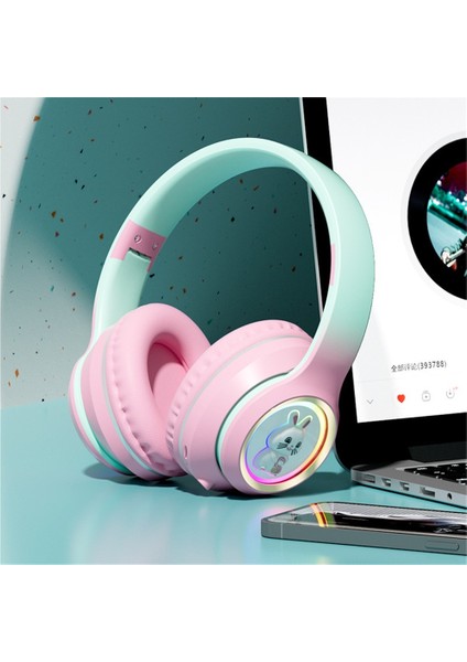 Yeni Işıklı Uzay Kapsülü Bluetooth Kulaklık Başa Takılan Yüksek Değerli Cep Telefonu Kablosuz Oyun Kulaklığı Evrensel (Yurt Dışından)