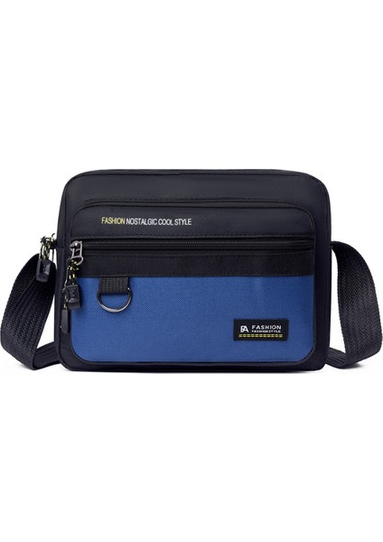 Yeni Erkek Yatay Çapraz Askılı Çanta, Sınır Ötesi Trend, Gündelik Omuz Çantası, Şık ve Basit, Çok Katmanlı Depolama, Iş Erkek Çantası (Yurt Dışından)