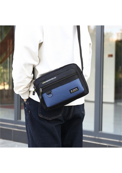 Yeni Erkek Yatay Çapraz Askılı Çanta, Sınır Ötesi Trend, Gündelik Omuz Çantası, Şık ve Basit, Çok Katmanlı Depolama, Iş Erkek Çantası (Yurt Dışından) indirimleri