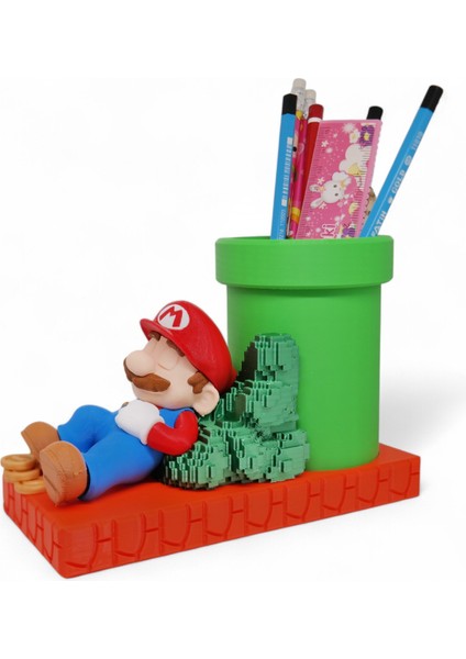 Mario Diorama Kalemlik ( Sürpriz Anahtarlık Hediyeli) - Sınırlı Üretim fiyatları