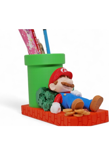 Mario Diorama Kalemlik ( Sürpriz Anahtarlık Hediyeli) - Sınırlı Üretim modelleri