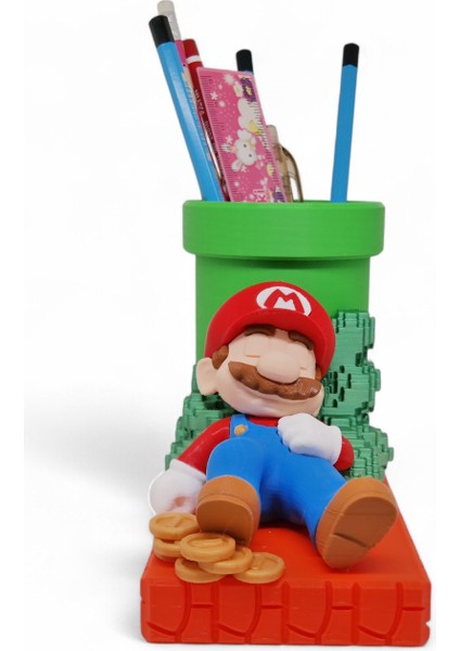 Mario Diorama Kalemlik ( Sürpriz Anahtarlık Hediyeli) - Sınırlı Üretim fırsatları