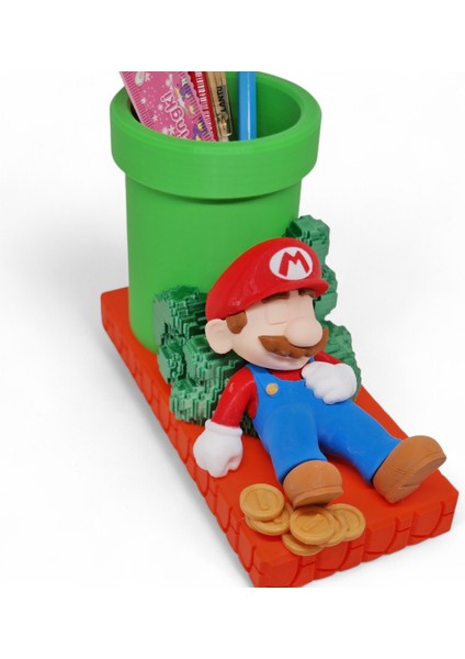 Mario Diorama Kalemlik ( Sürpriz Anahtarlık Hediyeli) - Sınırlı Üretim indirimleri