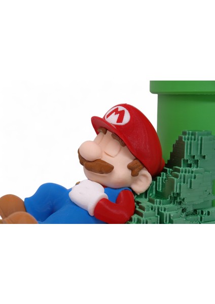 Mario Diorama Kalemlik ( Sürpriz Anahtarlık Hediyeli) - Sınırlı Üretim