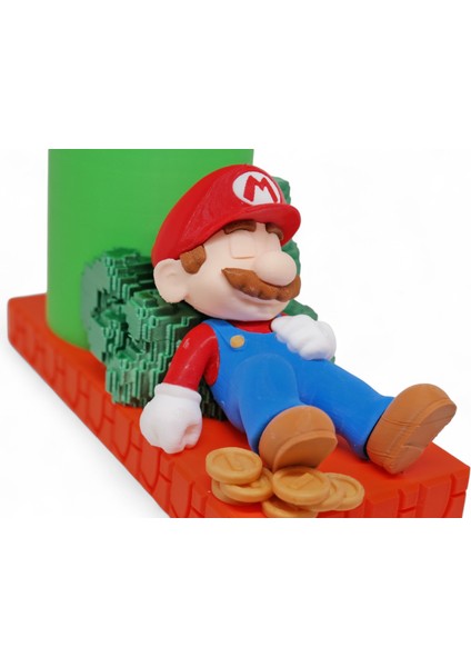 Mario Diorama Kalemlik ( Sürpriz Anahtarlık Hediyeli) - Sınırlı Üretim