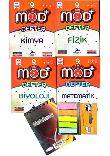 9.sınıf Mod Serisi 4'lü Sayısal Defter Set -Yeni Müfrdat Yeni Baskı-