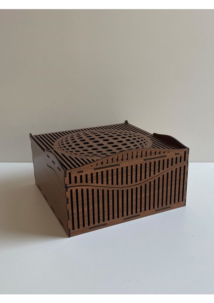 Kapaklı Ahşap Kutu|22*22 cm |RG6007 modelleri
