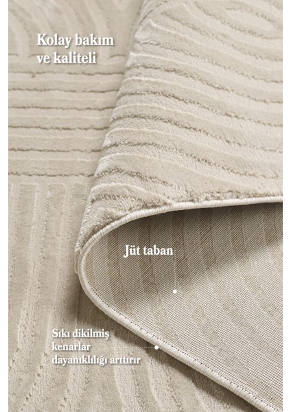 Modern Halı Salon Halısı Oturma Odası Halısı Yolluk Bej Halı Hav Toz Vermez Kolay Temizlenebilir indirimleri