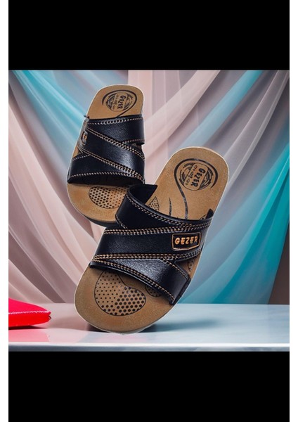 Çocuk Günlük Çapraz Dikişli Ev ve Dışarı Terliği