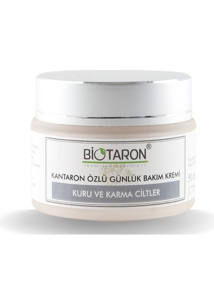 Kantaron Özlü Günlük Bakım Kremi - 50ML | Kuru ve Karma Ciltler Için | Nemlendirici ve Dengeleyici modelleri