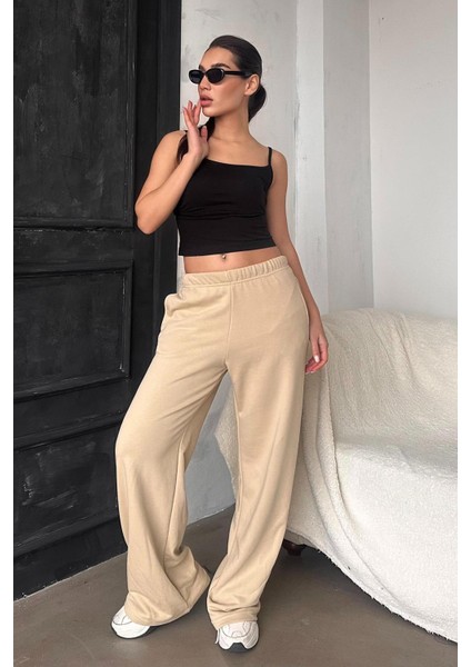 Bej Bol Paça Kadın Eşofman Altı MG2279 indirimleri