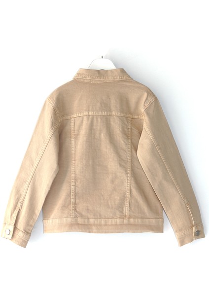 Erkek Çocuk Cep Detaylı Denim Kot Denim Ceket 5-14 Yaş Bej 001-0002101 fiyatları