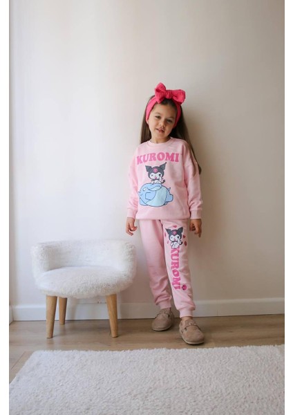 Kuromi ve Cinnamoroll 3 Iplik Kız Çocuk Alt Üst Süper Tarz Takım modelleri