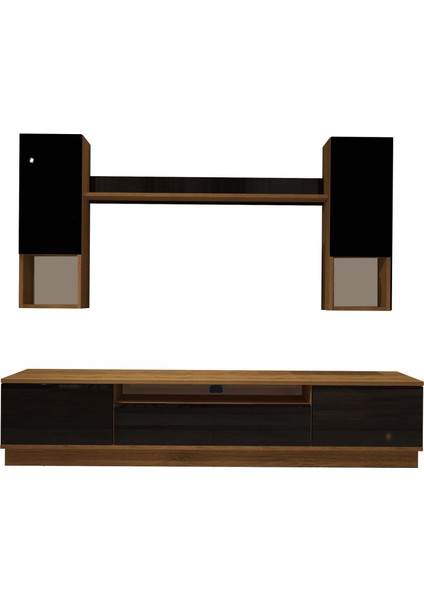 Trio 5das Mdf Tv Ünitesi Tv Sehpası - Pera - Siyah fırsatları