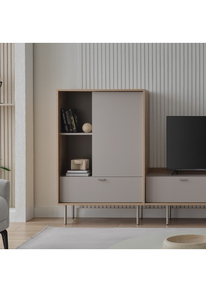 Cante Tv Sehpası Kitaplık Modülü fiyatları