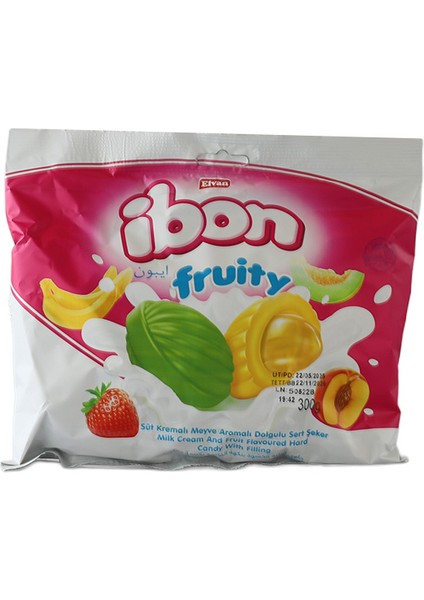 Ibon Sütlü Meyveli Şeker 300 Gr. (1 Paket)