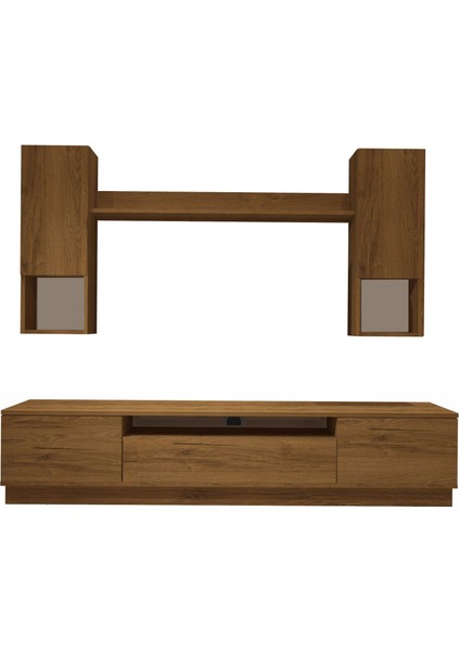 Trio 5das Mdf Tv Ünitesi Tv Sehpası - Naturel Pera fırsatları