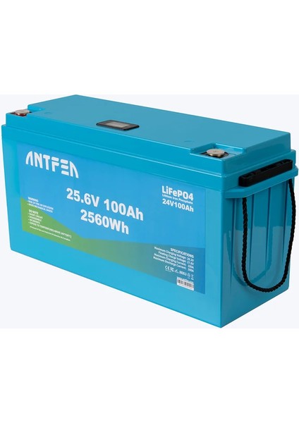 25.6V 100AH Abs Lityum Akü Akıllı Ekran Lifepo4 fiyatları