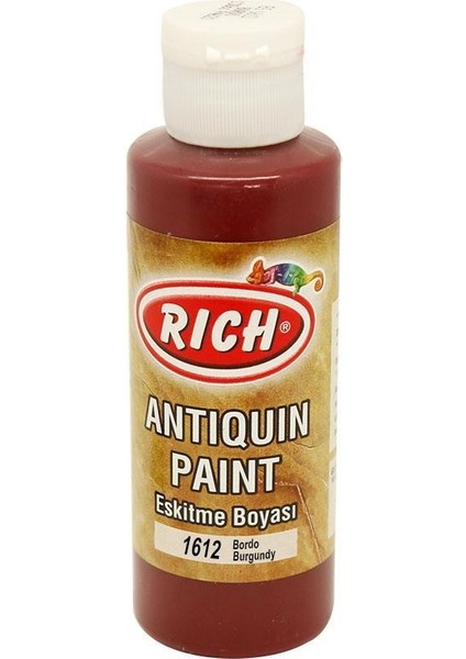 Rich 1602 Bordo 120 ml Eskitme Ahşap Boyası