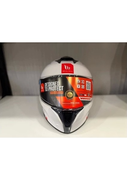 Kask mt Helmets Targo S Solid Parlak Beyaz modelleri