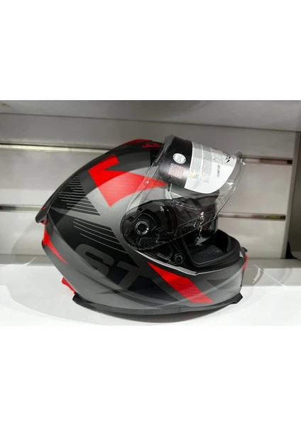 Kask SW-865 St Titanyum/red/black Güneş Gözlüklü fiyatları