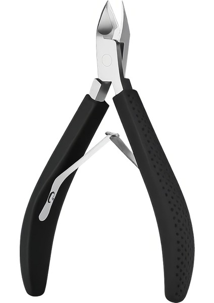 Pazlanmaz Çelik Siyah Tırnak Eti Makası Manikür Et Pensi CIN809SY