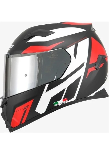 820 Dakar 3 Full Face Motosiklet Kaskı