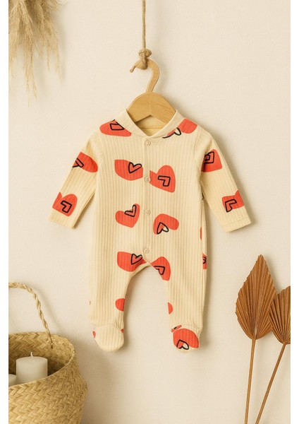 Bebek Tulum Pamuklu Kalpli Desenli Uzun Kollu Ayaklı fiyatları