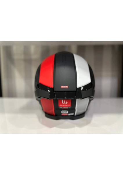 Kask mt Thunder 4 Sv Tears B5 Mat Siyah/kırmızı