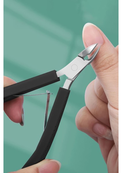 Pazlanmaz Çelik Siyah Tırnak Eti Makası Manikür Et Pensi CIN809SY fiyatları