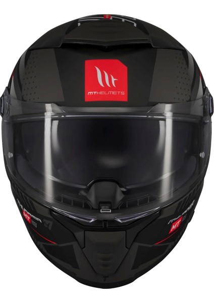 Kask mt Thunder 4 Sv Luminence D1 Mat Gri/siyah