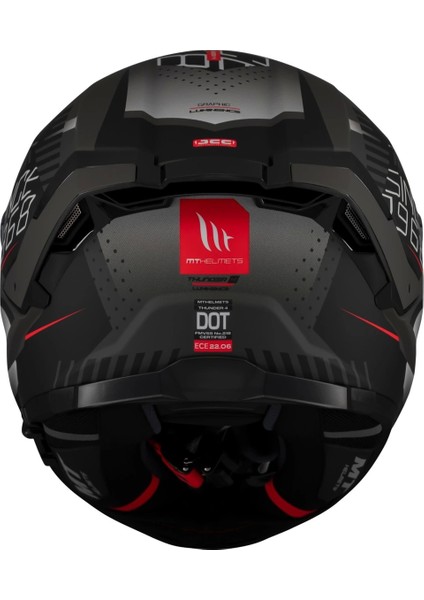 Kask mt Thunder 4 Sv Luminence D1 Mat Gri/siyah indirimleri