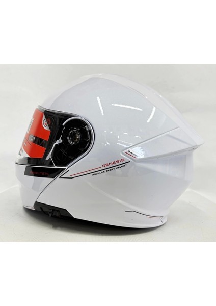 Kask mt Genesis Sv A0 Çene Açılır Kask Parlak Beyaz fiyatları