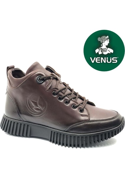 Rtew Hakiki Deri Düz Kaymaz Taban Ortopedik Kadın Bot