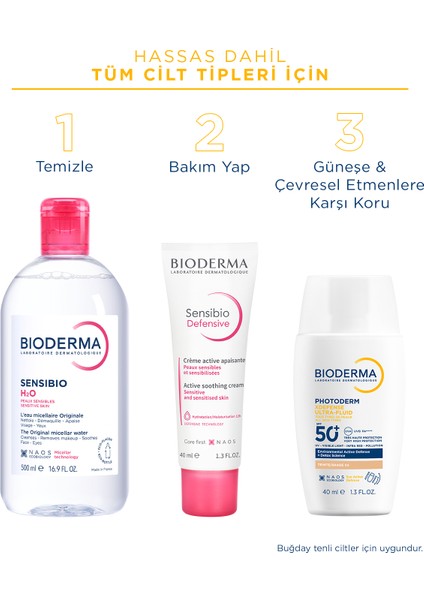 Photoderm XDefense Spf50+ Tüm Cilt Tipleri Antioksidan Etkili Renkli Güneş Kremi Light 40 ml