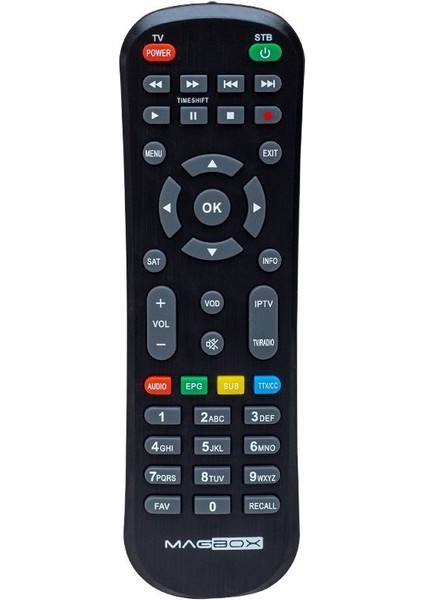 Magbox President Hd Uydu Alıcı Kumandası