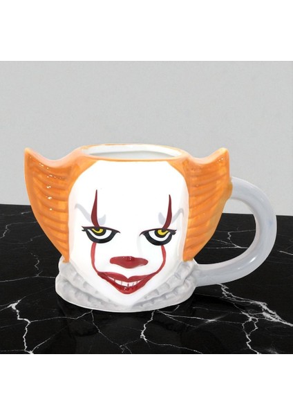 Porselen Pennywise Tasarımı Kupa Bardak-Özel Tasarım Vip