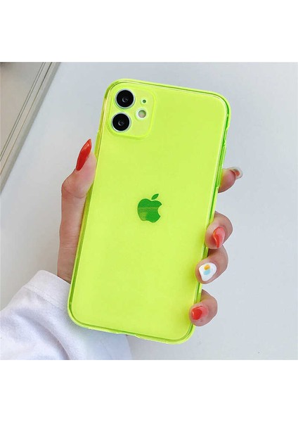 - Apple iPhone 11 Kılıf Mun Silikon - Pembe - T14050