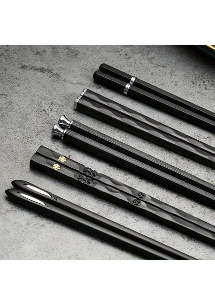 Lüks Japon Tarzı 5'li Çubuk Setisiyah Özel Tasarım Kaymaz ve Dayanıklı fiyatları