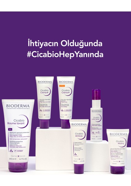 Cicabio Cream SPF50+ Onarıcı, Leke Önleyici Güneş Koruyucu İçeren Yüz, Vücut Bakım Kremi Bebek, Çocuk ve Yetişkin Kullanımına Uygun 40 ml