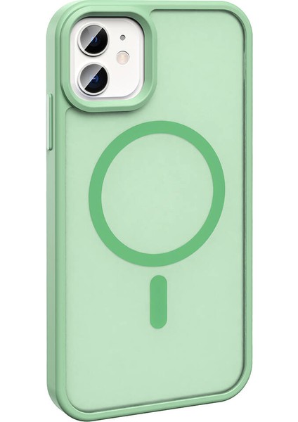 - Apple iPhone 11 Kılıf M-Safe Şarj Özellikli Mat Arka Yüzey Sio Kapak - Derin Mor - T32361