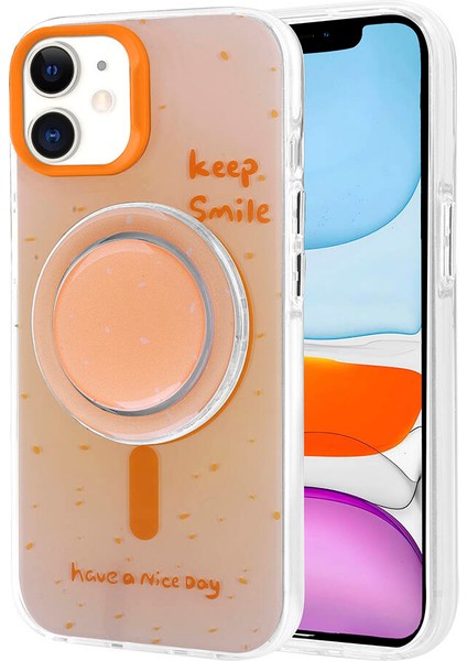 - Apple iPhone 11 Kılıf M-Safe Şarj Özellikli Tak-Çıkar Pop Soketli Tiktok Kapak - Pembe Koyu - T30324 fiyatları