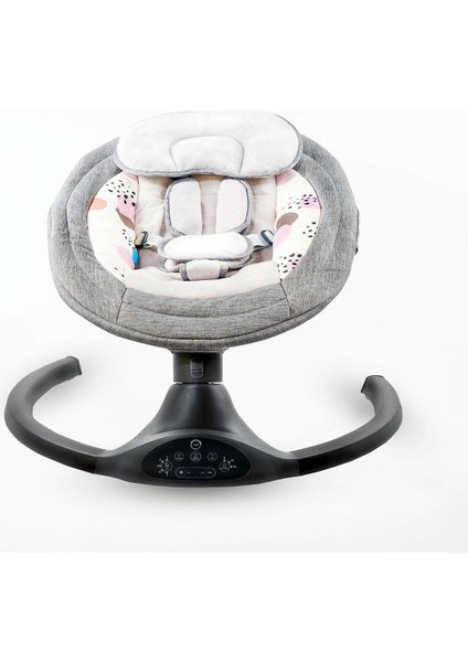 Dandini 2 Otomatik Sallanan Ana Kucağı Koyu Gri – Bebekler İçin Rahat Taşıma ve Dinlenme Koltuğu